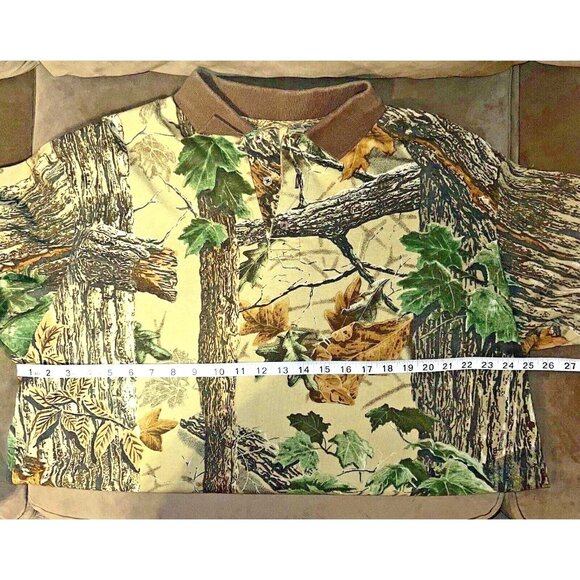 Duxbak Mens Hunting Camouflage Fall Collared Shirt Short Sleeve 2xL - Picture 3 of 3